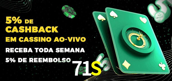Promoções do cassino ao Vivo 71S